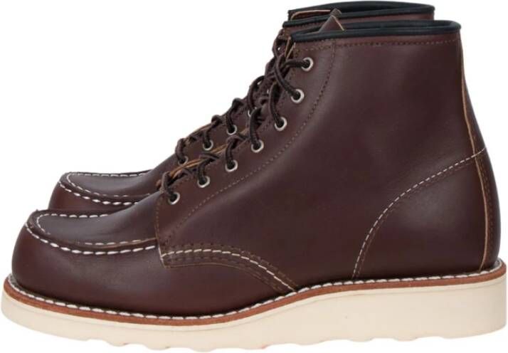 Red Wing Shoes Stijlvolle en duurzame veterschoenen voor vrouwen Brown Dames