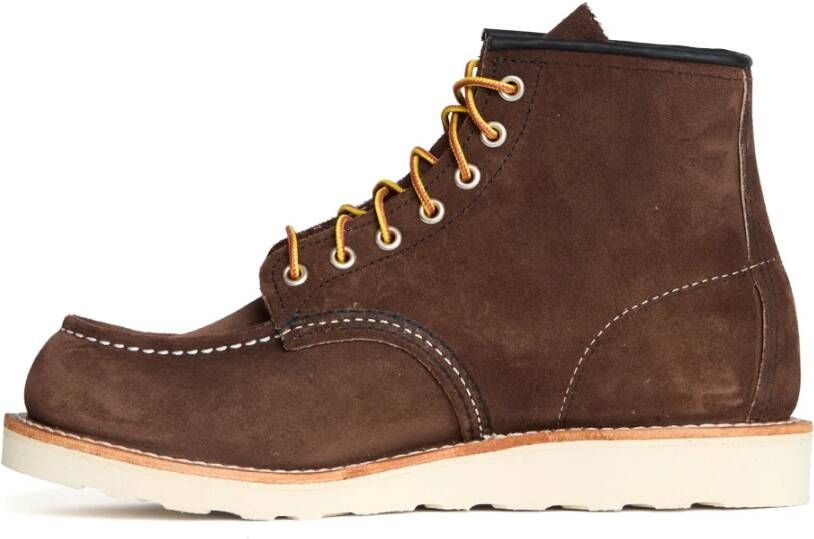 Red Wing Shoes Suède enkellaarzen met Vibram-zool