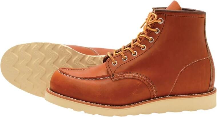 Red Wing Shoes Klassieke Moc 6 inch Waterdichte Leren Schoenen Brown Heren