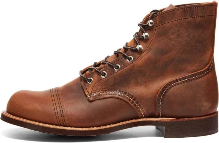 Red wing Iron Ranger Copper Rough & Tough Boots Shoes Bruin Heren