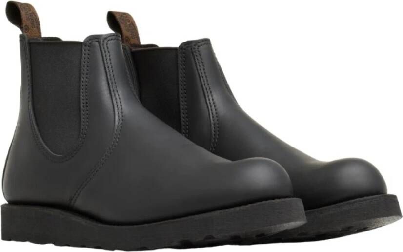 Red Wing Shoes Zwarte Chelsea Boots Klassieke Stijl