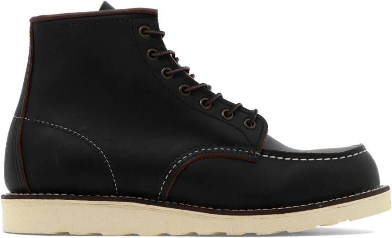 Red Wing Shoes Bruin leren veterschoenen met platte zool Brown Heren