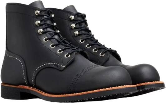 Red Wing Shoes Zwarte Harness Iron Ranger Laarzen Black Dames