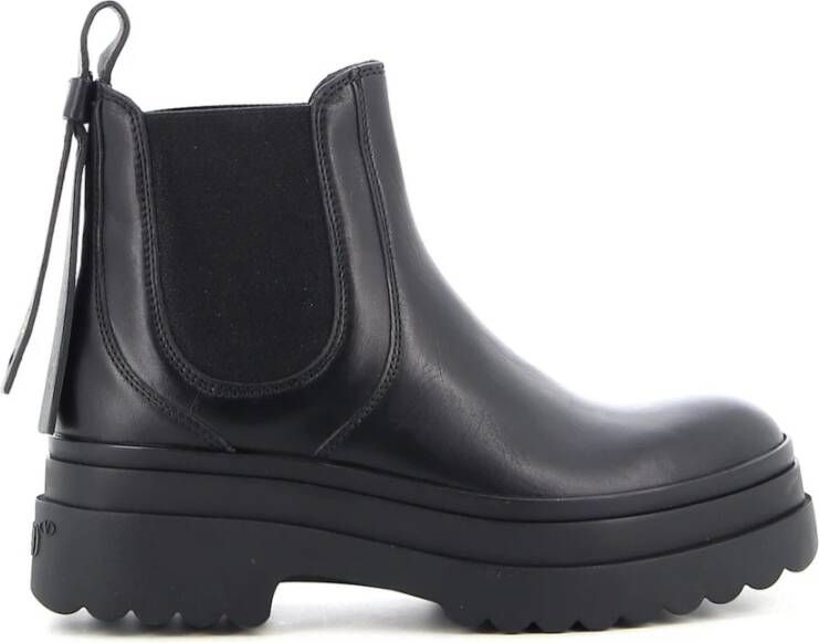 Red Valentino Low-Top Sneakers Platform Ankle Boots in zwart