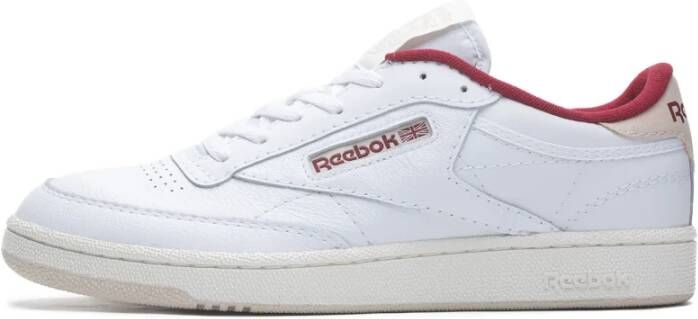 Reebok Classics Club C 85 sneakers wit donkerrood - Foto 2