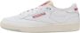 Reebok Club C 85 Vintage Sneakers Wit Krijt Vector Rood-40 White Heren - Thumbnail 1