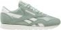 Reebok CLASSIC NYLON HYBRID Groen HYBRID Groen CHALK Dames Sneakers Groen - Thumbnail 3