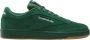 Reebok Donkergroene Lage Sneaker met Geborduurd Logo - Thumbnail 1