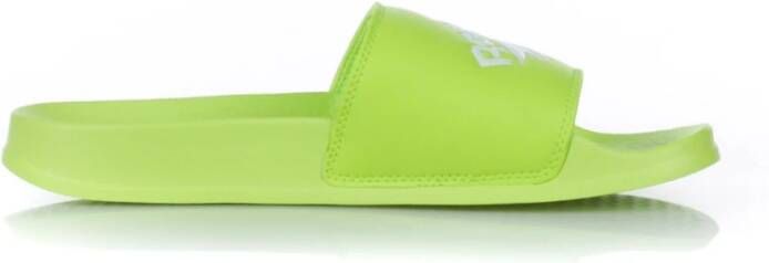 Reebok Klassieke Slide Herenslippers Neon Lime wit