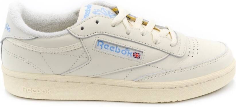 Reebok Club C 85 Vintage met blauwe details Wit Leer Lage sneakers Unisex