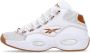 Reebok Mid Witte Basketbalschoen Iverson N°3 White Heren - Thumbnail 1