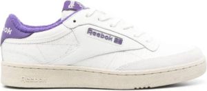 Reebok Paarse Club C 85 Low-Top Sneakers Paars Heren