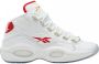 Reebok Question Mid Ftwwht Ftwwht Vecred Schoenmaat 40 1 2 Sneakers GX0230 - Thumbnail 5