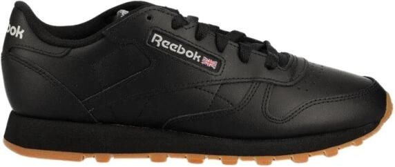 REEBOK CLASSICS Leather Sneakers Core Black Pure Grey Reebok Rubber Gum-02 Dames