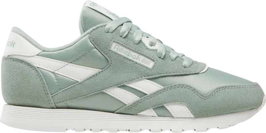 Reebok CLASSIC NYLON HYBRID Groen HYBRID Groen CHALK Dames Sneakers Groen - Foto 4