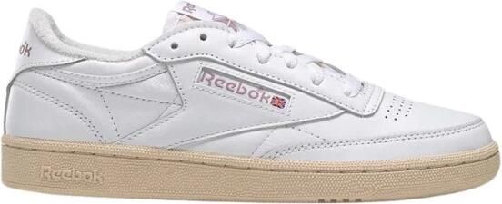 Reebok Classics Club C 85 Vintage leren sneakers wit ecru