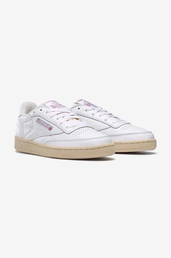 Reebok Classics Club C 85 Vintage leren sneakers wit ecru - Foto 5