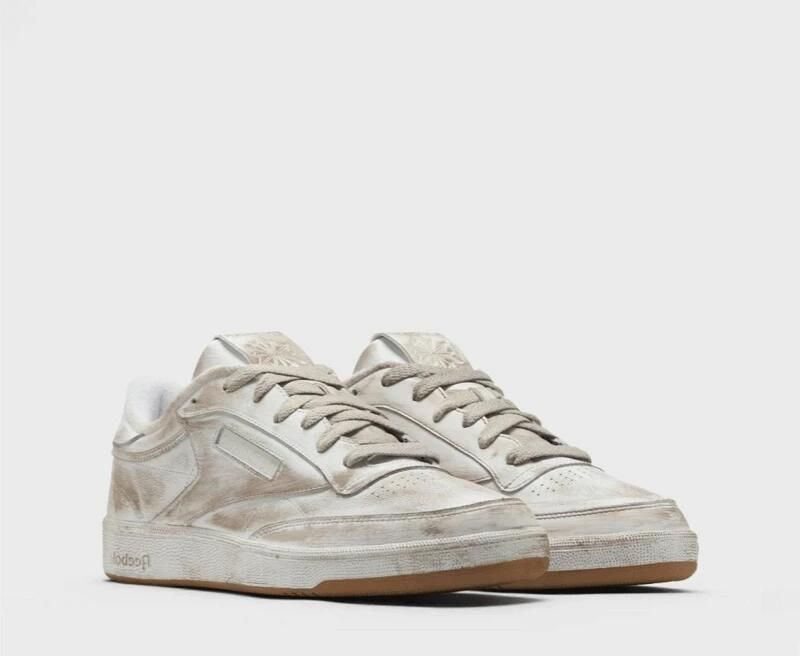 Reebok Classic Lage Sneakers 100261846P CLUB C 85 VINTAGE LTD-WHITE LINEN - Foto 5