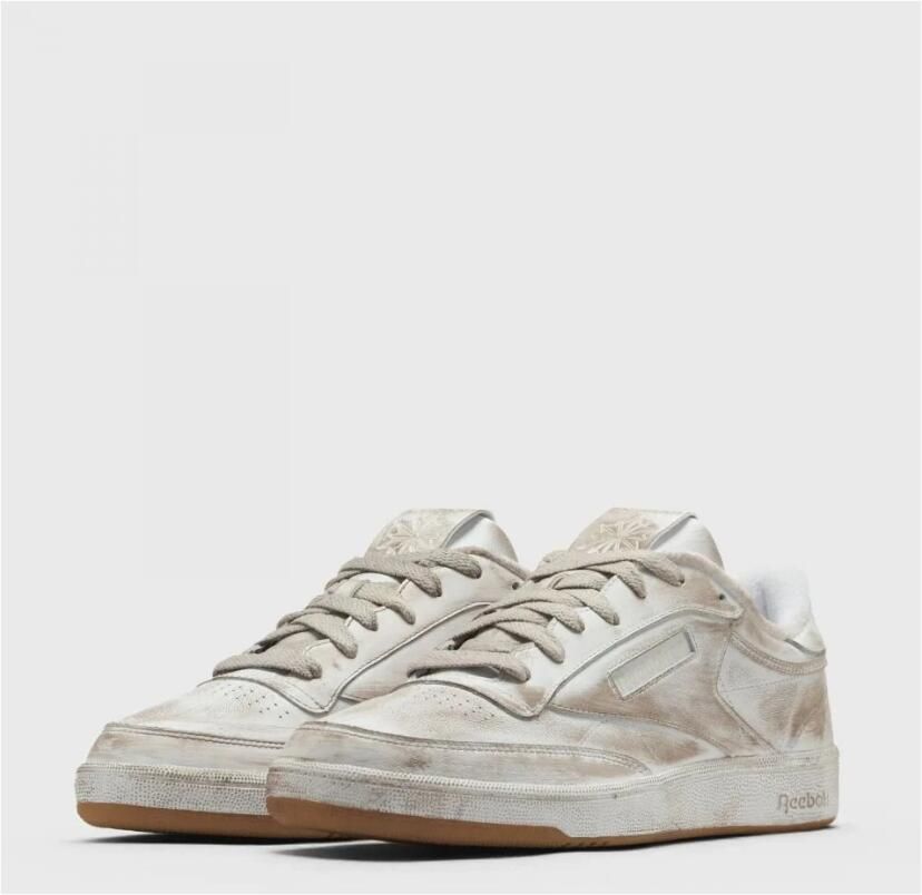 Reebok Classic Lage Sneakers 100261846P CLUB C 85 VINTAGE LTD-WHITE LINEN - Foto 4