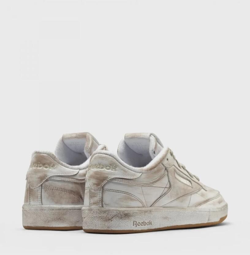 Reebok Classic Lage Sneakers 100261846P CLUB C 85 VINTAGE LTD-WHITE LINEN - Foto 3