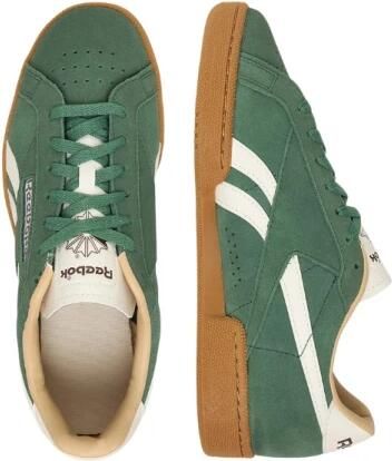 Reebok CLUBCGROUNDSUKFIELDGREENCHALKGUM Unisex Sneakers Groen chalk gum - Foto 6