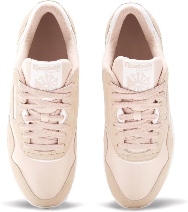 Reebok Fluwelen Classic Nylon Dames Sneaker Beige - Foto 3