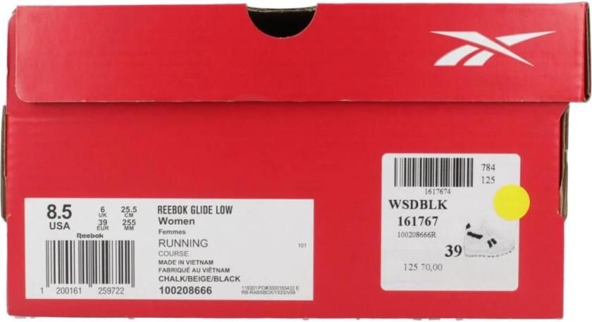 Reebok GLIDE LOW CHALK VINTAGE CHALK WASHED Zwart Dames Sneakers chalk - Foto 3