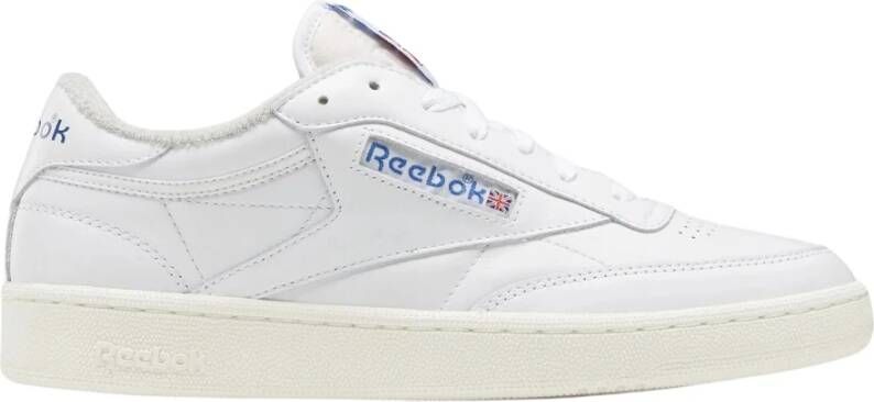 Reebok Club C 85 Vintage white chalk blue Wit Leer Lage sneakers Unisex - Foto 4