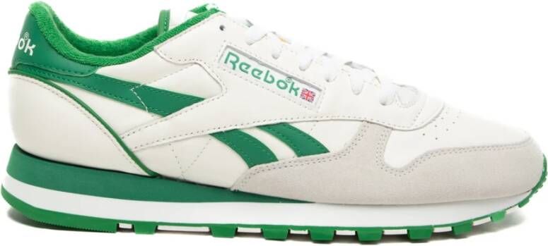 Reebok Roomwitte Vetersneakers Multicolor Heren