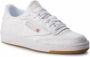 Reebok Club C 85 white light grey gum Wit Leer Lage sneakers Dames - Thumbnail 12