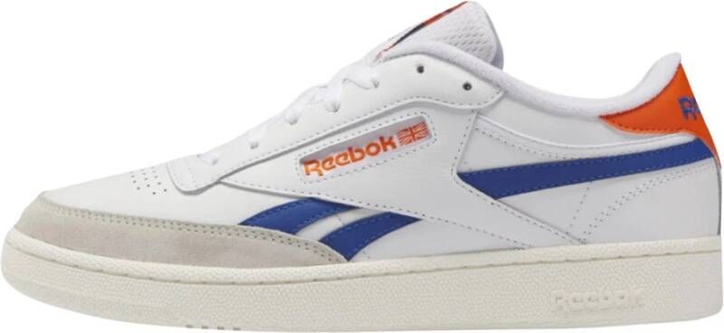 Reebok Classics Club C Revenge sneakers wit blauw oranje