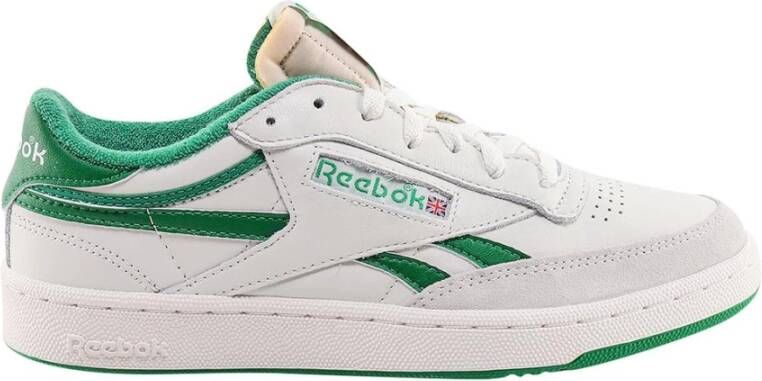 Reebok Club C Revenge Vintage Heren Schoenen Trainers Leer Wit FW4862 - Foto 7