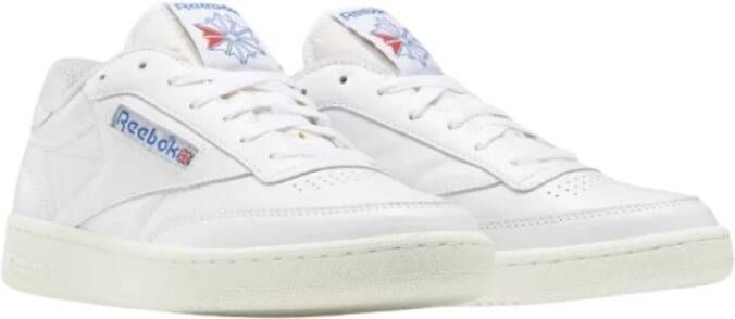 Reebok Club C 85 Vintage white chalk blue Wit Leer Lage sneakers Unisex - Foto 12
