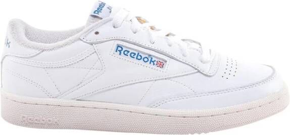 Reebok Club C 85 Vintage white chalk blue Wit Leer Lage sneakers Unisex - Foto 9