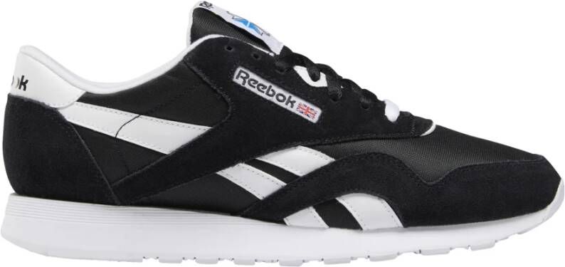 Reebok classic nylon schoenen Black Black White