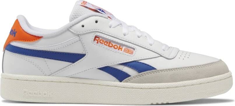 Reebok Classics Club C Revenge sneakers wit blauw oranje