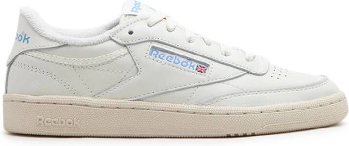 Reebok Club C 85 Vintage met blauwe details Wit Leer Lage sneakers Unisex