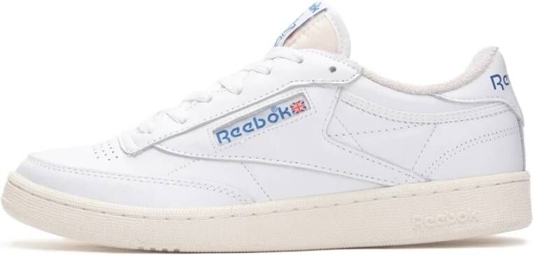 Reebok Club C 85 Vintage white chalk blue Wit Leer Lage sneakers Unisex - Foto 6