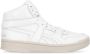 Reebok Witte Leren Sneakers Ronde Neus Logo White Heren - Thumbnail 3