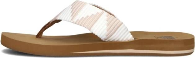 Reef Spring Woven Teenslippers Zomer slippers Dames Zwart - Foto 11