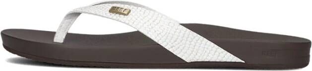 Reef Cushion Court Teenslippers Zomer slippers Dames Wit - Foto 4