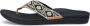 Reef Ortho Wovenblack White Dames Slippers Zwart Wit - Thumbnail 4