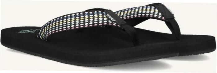 Reef BAJA ELANA BLACK FROSTY Dames Slippers black frosty - Foto 7