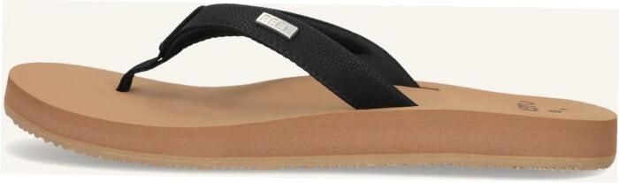Reef BAJA Zand Dames Slippers Zwart Lichtbruin - Foto 3