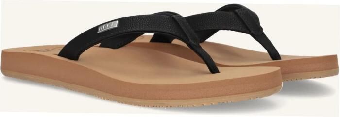 Reef BAJA Zand Dames Slippers Zwart Lichtbruin - Foto 4