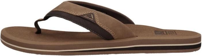 Bruin Tinten Cushion Teenslippers Zomer slippers Heren Cognac