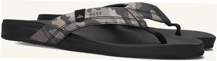 Reef Cushion Spring Heren Slippers Zwart Camo - Foto 4