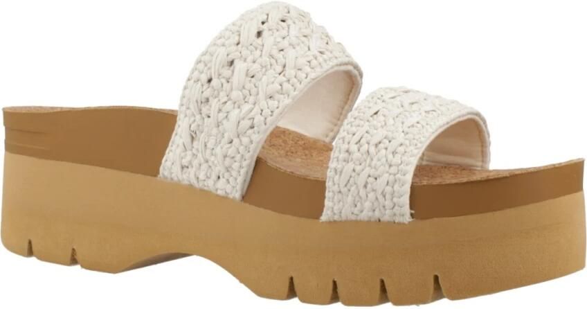 Reef Cushion Vista Higher Sandalen Bruin Wit 1 2 Vrouw