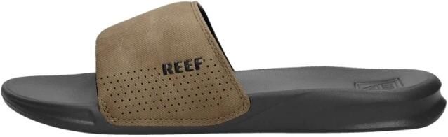 Reef One Slidegrey Tan Heren Slippers Grijs Cognac