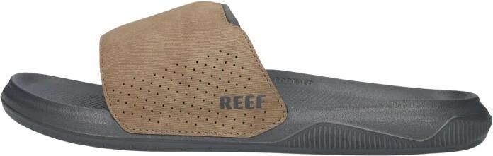 Reef Tailslide Grey Tan Slippers Grijs Bruin Textiel Heren- Grijs Bruin - Foto 9